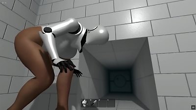 Haydee [PornPlay manga porn game] Ep.2 phat orbs android chick struggling bad robot