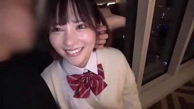 Part1 Honoka (18) Going Home Club [Dating at night without saying her parents] [Pet-type Jâ—‹ who gets embarrassed by outdoor band play] [Serving a yam-sized manstick with a awkward blowjob] [Cum on a continuous serious climax] [Spanking, neck tightening]