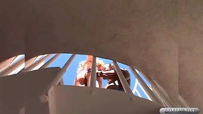 Nikki Nievez Takes Off Her panty swimsuit And screwing With Lex Steele!